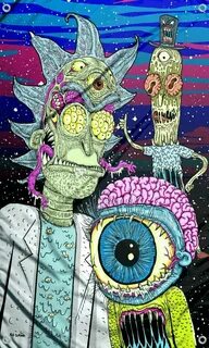 Pin by Zachary Maranto on Rick and Morty Psychedelic art, Ri