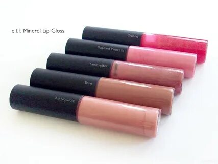 e.l.f. Mineral Lip Gloss Review DC makeupfu