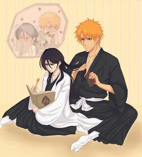 Pin by Uzumakikorra on Ichigo Kurosaki and Rukia Kuchiki Ble