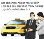 Slaps Roof of Taxi Slaps Roof of Car Know Your Meme