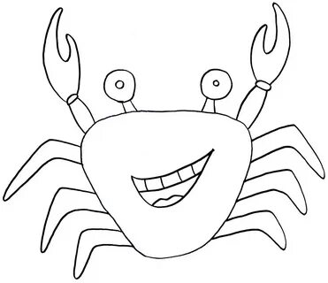 Crab Line Drawing Related Keywords & Suggestions - Crab Line