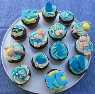 Swim theme Swimming cupcakes, Swimming cake, Cupcake cakes