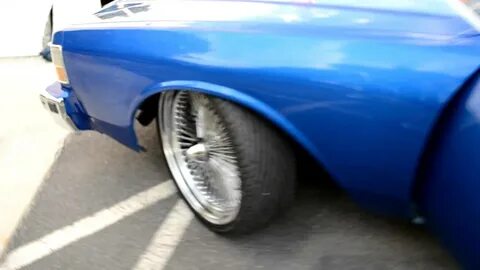 Custom Caprice on 22 inch Dayton spokes wires HD - YouTube