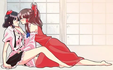 Dynasty Reader " Image " Mana, Aya x Reimu, Touhou Project, 