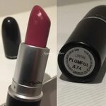 MAC 'Plumful' Lipstick in Lustre finish. Gorgeous pink lip c
