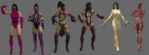 Evolution of Mileena's outfit by Simony17y Evolution, Costum