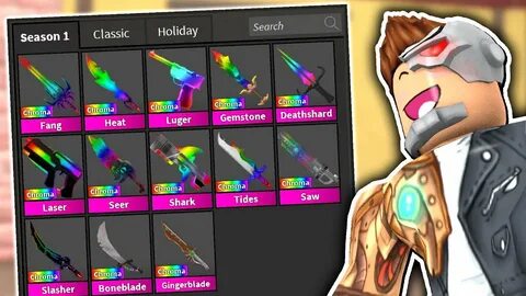 Roblox Murder Mystery 2 Mm2 Chroma Gingerblade Godly - New C