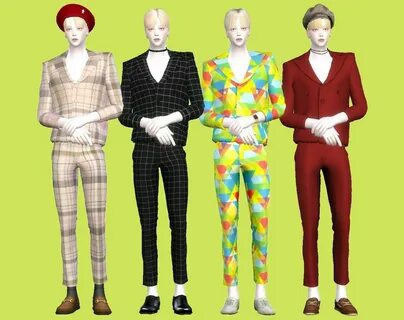 Casual suit by chaessichae - The Sims 4 Симс 4, Симс, Симы