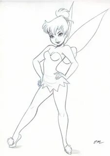 Tinker Bell Sketch Tinkerbell drawing, Tinkerbell coloring p
