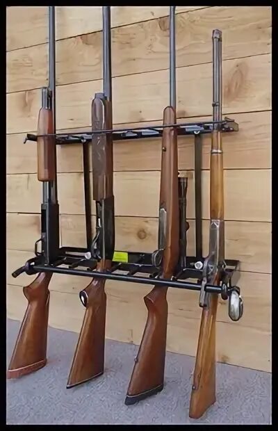 Locking Gun Racks: Vertical Wall MountLocking Gun Racks - Wa