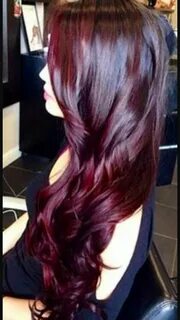Red Purple Dark Cherry Coke Hair color for black hair, Hair 