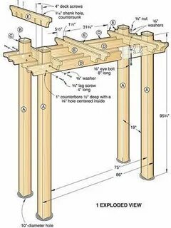 Construction DIY outdoor arbor swing plans wood to build lik