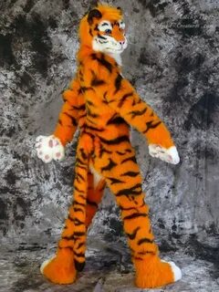 Lucky-Tiger fursuit finished. - How DO you make those Animal