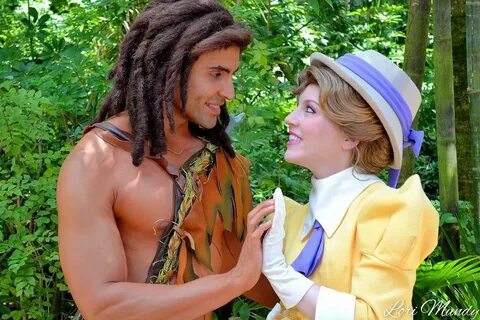 Tarzan and Jane Disney face characters, Face characters, Dis