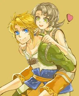 Another sweet picture of Link and Ilia Zelda twilight prince