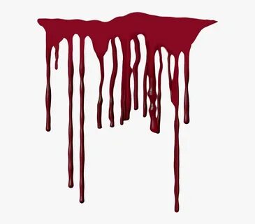 Dripping Blood Png - Blood Dripping Transparent Background ,