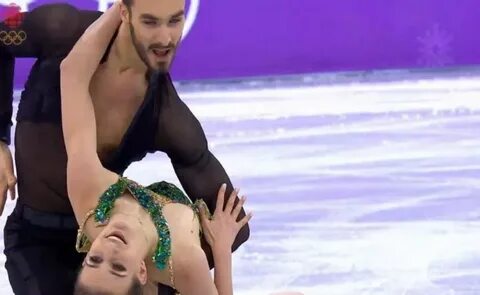 Gabriella Papadakis PyeongChang Olympic nipslip - Nuded Phot