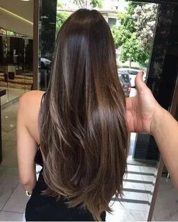 16 Creative Dark Brown Hair Color Highlights Ideas Балаяж, П