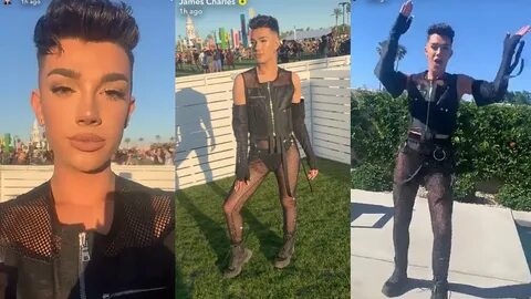 James Charles Coachella Outfit 2019 - YouTube