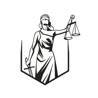 Metal Wall Art Lady Justice Themis-II Design Lawyer Office E
