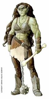 Pin by Razir 6112 on Fem Half-Orc Female orc, Fantasy monste