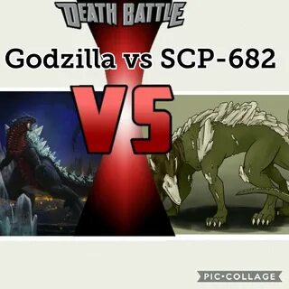 Godzilla vs SCP-682 Cartoon Fight Club Amino