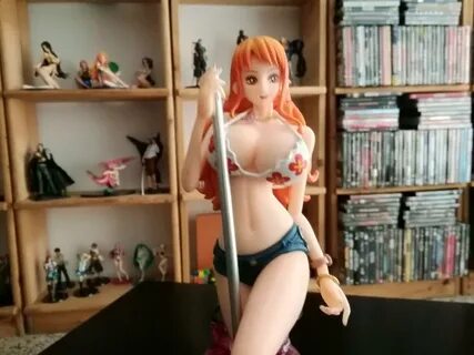 One Piece POP Nami Pole Dance Sexy Anime Figura De Ação Art 
