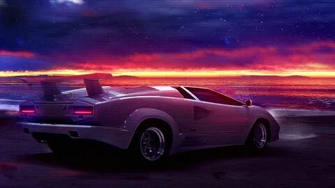 Vaporwave Car Wallpaper posted by Ryan Tremblay