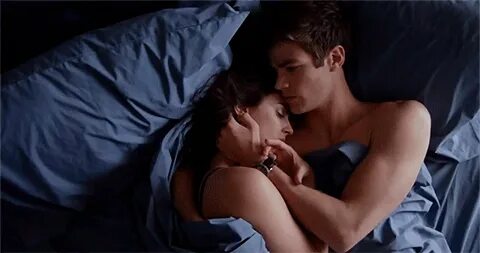 Kiss on bed gif