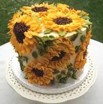 Pin by Sara on Sunflowers ... Fall cakes decorating, Sunflow