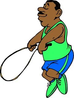 All Star Sports Clip Art - Ropeskipping Cartoon - (1809x2400