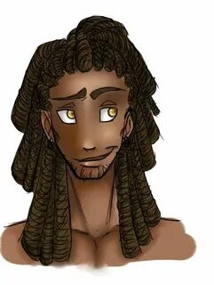 Dred guy Boy hair drawing, Black girl magic art, Male cartoo