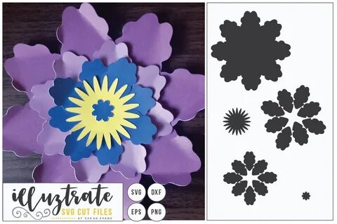 Layered Flower Graphic by illuztrate - Creative Fabrica