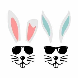 Free Bunny With Glasses Svg Free 580 SVG PNG EPS DXF File - 