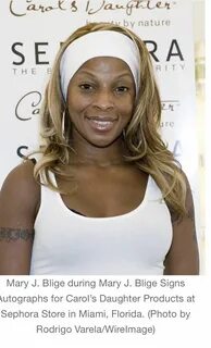 No makeup-Mary J Blige. Taken from Madamenoir.com "10 Beauti