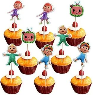 Cupcake Toppers/ Birthday Cocomelon 7 Inch Edible Image Cake