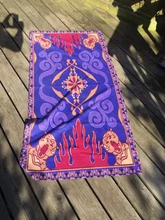 Aladdin's Magic Carpet Beach Towel Etsy