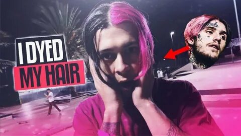 DYING MY HAIR LIKE LIL PEEP "SORRY MOM" - YouTube