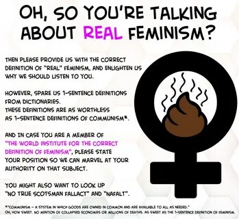 I'd be with you on this, but since feminism became - #122670913 added by rainbow