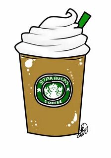 Starbucks clipart cute - Pencil and in color starbucks clipa
