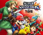 Super Smash Bros. 4 3DS Cast Artwork Official