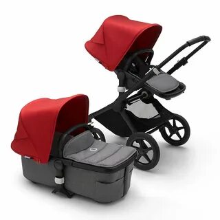 Bugaboo Fox 2 BLACK - коляска для новорожденных премиум-клас