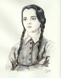 Wednesday Addams Drawing - Фото база