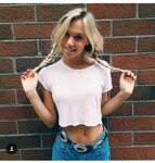 Beautiful Alexis Reneg with perfect Brandy&Melville top idea