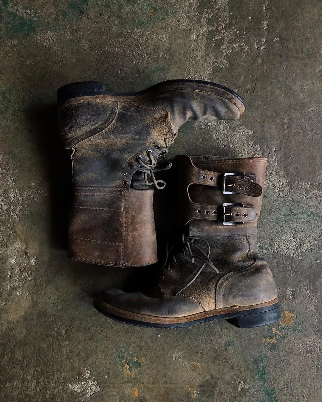 Combat boots rust фото 90