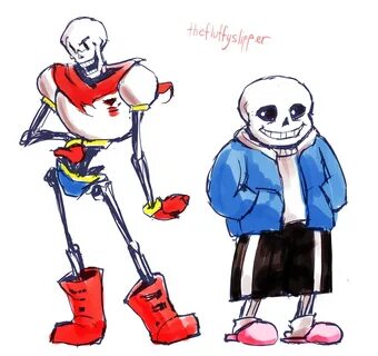 Sans And Papyrus Drawing All in one Photos
