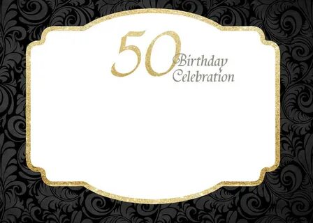 The Best 50th Birthday Invitations Templates - Home, Family,