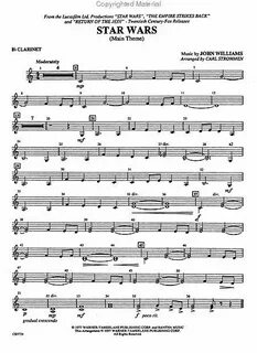 Star Wars Music Sheet Piano / Star Wars - John Williams - Ea