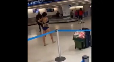 Video: Woman Strips Naked, Strolls Through Miami Airport Sin