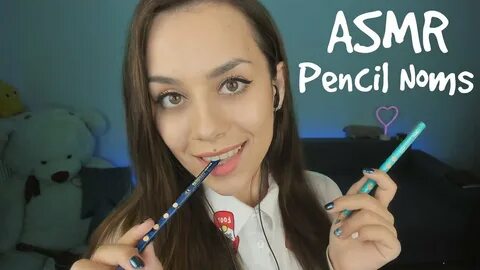 ASMR Pencil Noms 👄 🖍 ASMR Plastic Chewing Sounds MOUTH SOUND